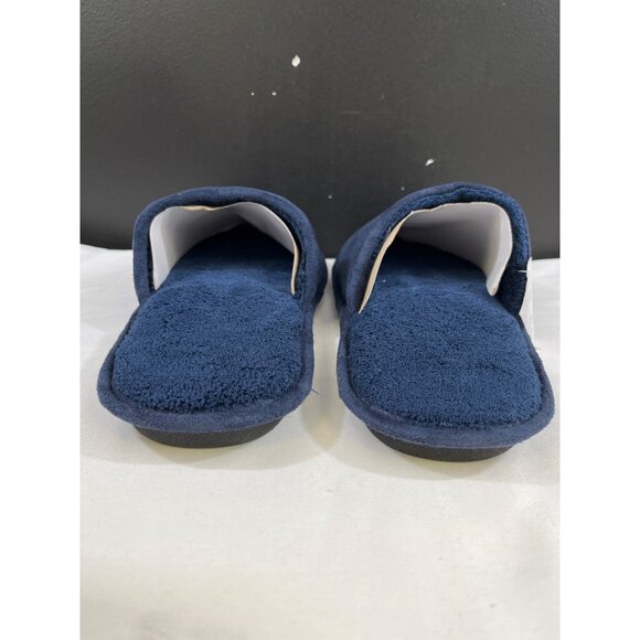 Goldtoe Premier Memory Foam Men\'s Navy Blue Slippers Size L SKU 6074 main image 7